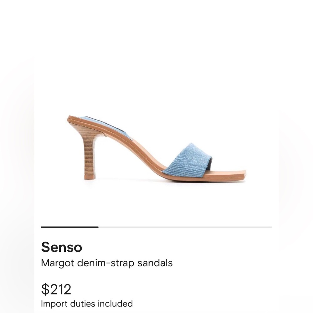 Senso denim sandals size 38 - Picture 9 of 9